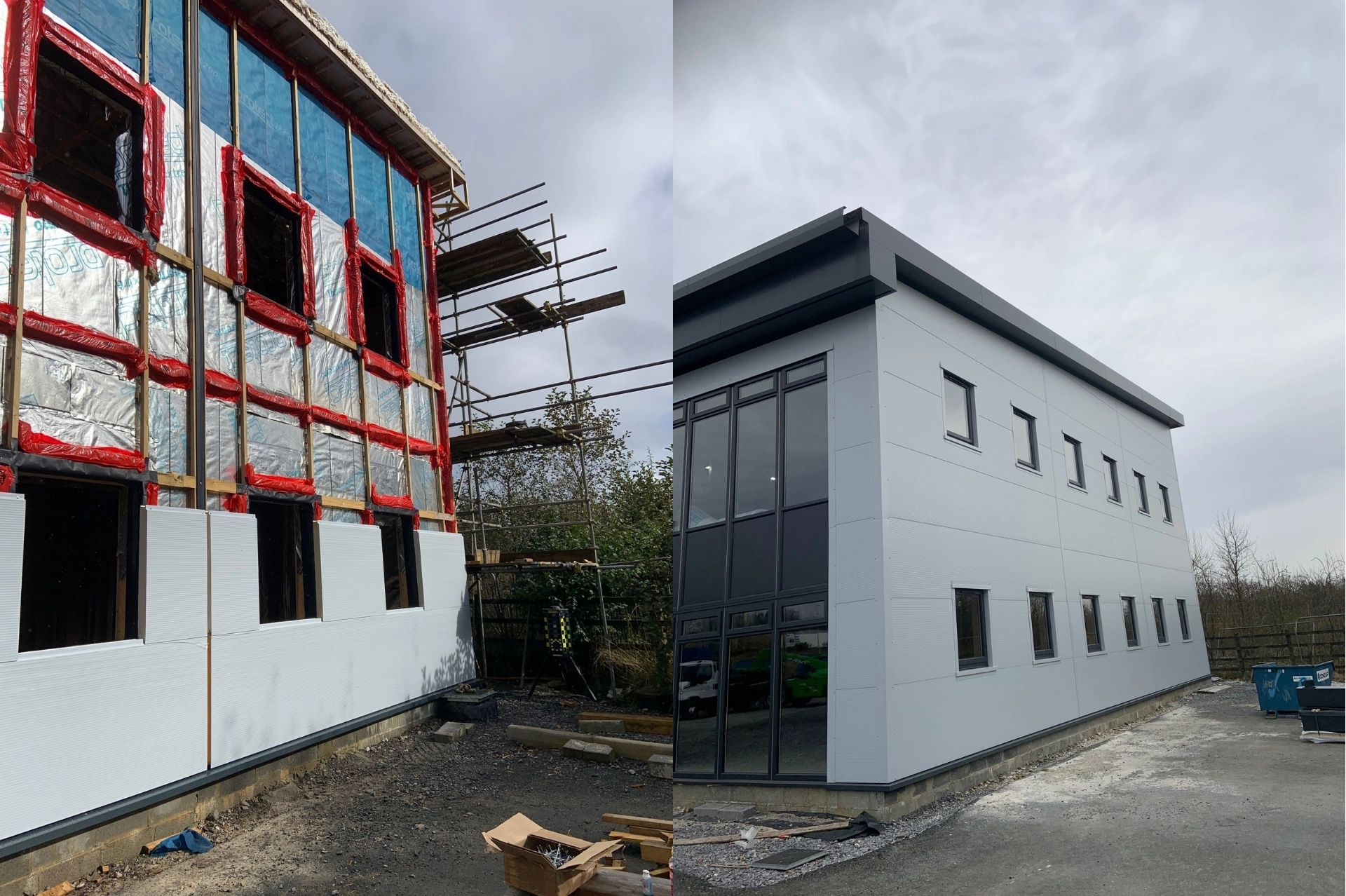 Leak detection and rectification works on industrial roofing